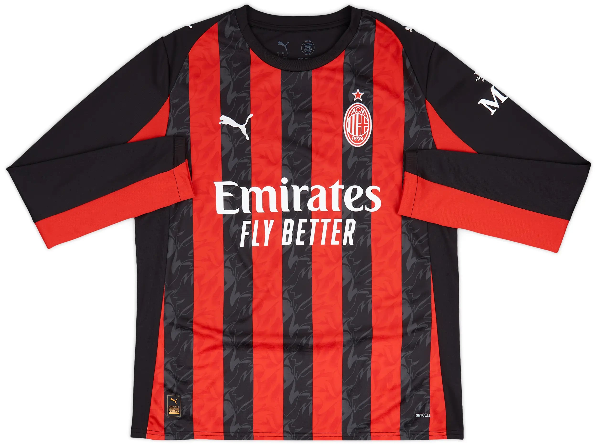 AC MILAN 2025/26 LONG SLEEVE HOME SHIRT