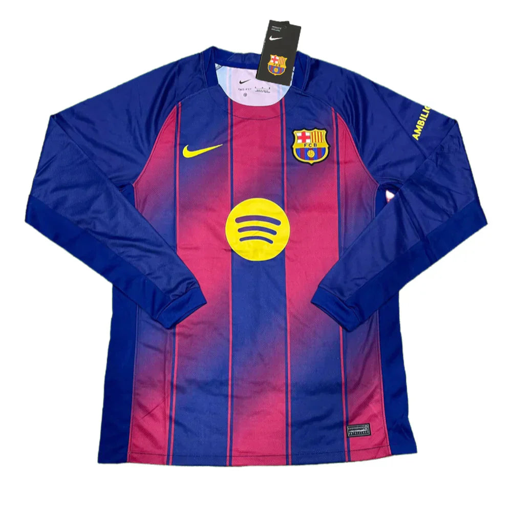FC BARCELONA 2025/26 LONG SLEEVE HOME SHIRT