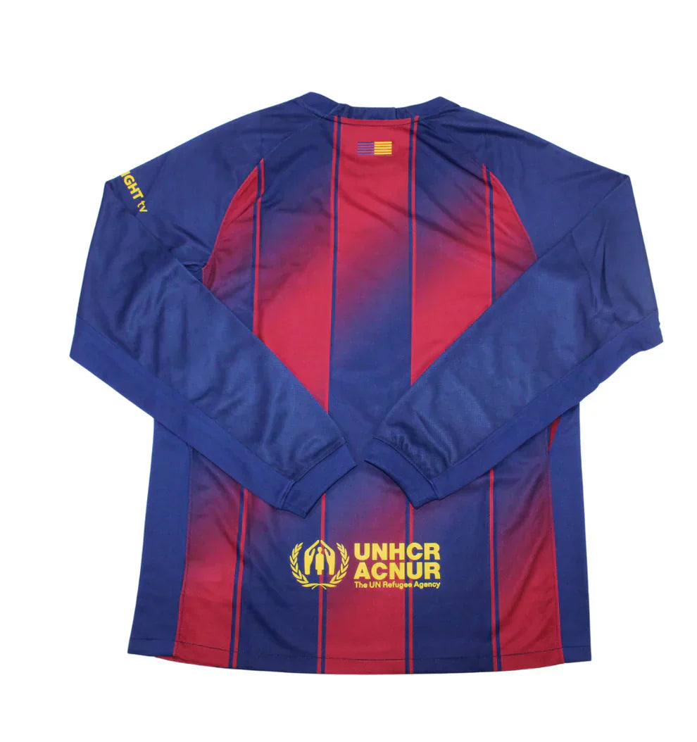 FC BARCELONA 2025/26 LONG SLEEVE HOME SHIRT