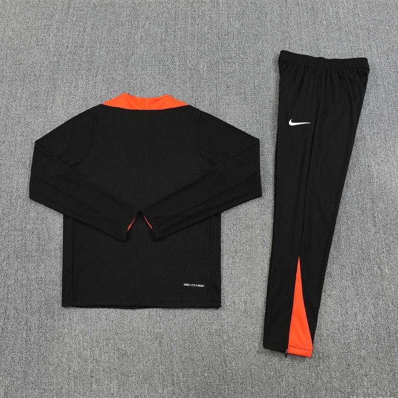 2025/2026 BRAZIL BLACK AND ORANGE TRACKSUIT